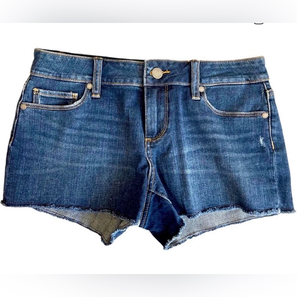 0301 PAIGE Denim Cutoff Distressed Jean Shorts Blue Women's Size 25